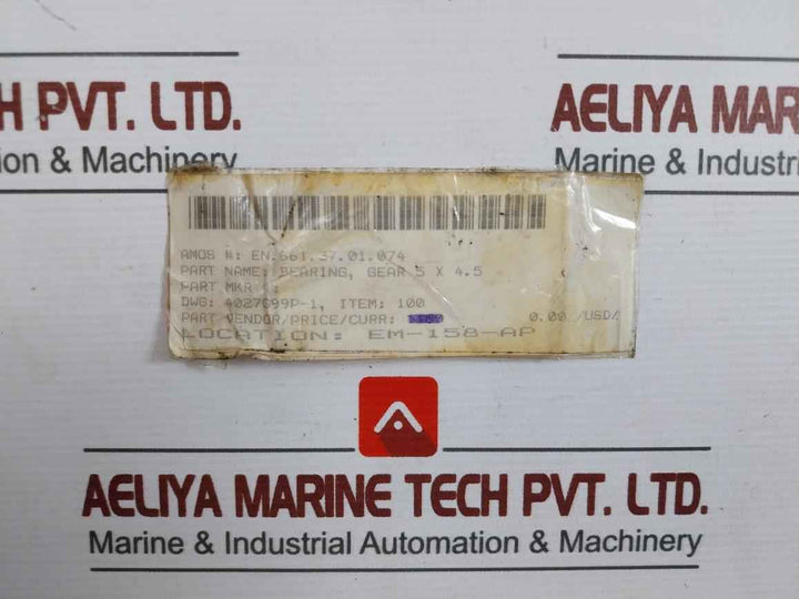 General Electric 4027G99P-1 Bearing