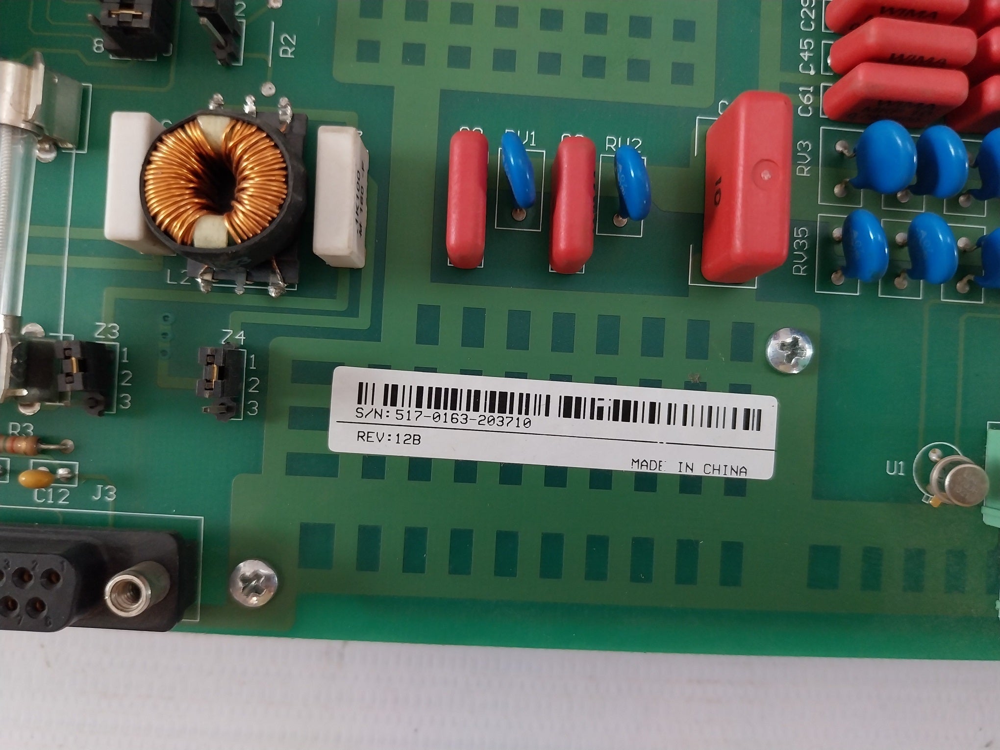 General Electric 517-0163 Printed Circuit Board Rev 12B