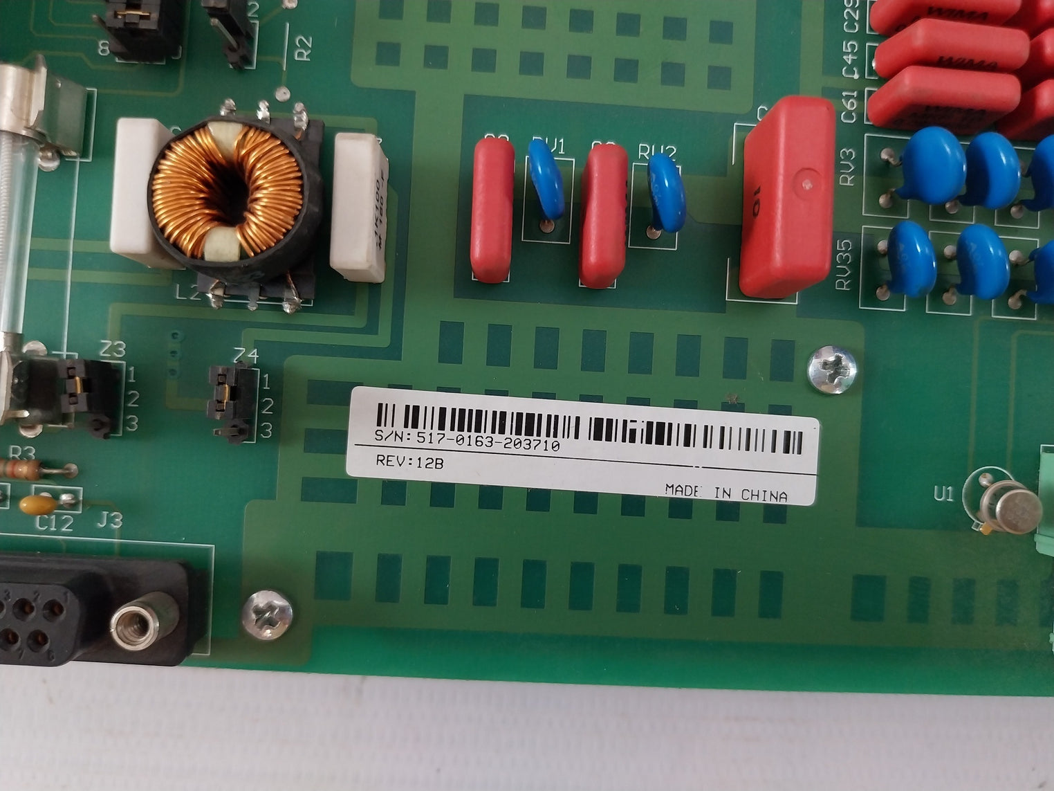 General Electric 517-0163 Printed Circuit Board Rev 12B