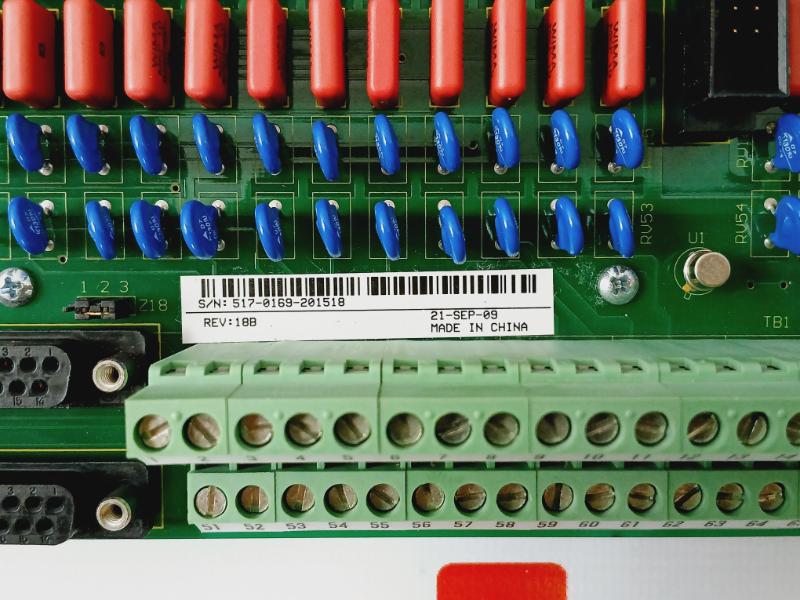 General Electric 517-0169 Westerm D20c Terminal Panel Rev 18b