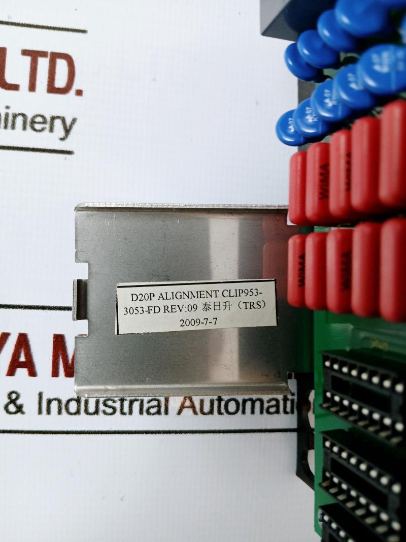 General Electric 517-0169 Westerm D20c Terminal Panel Rev 18b