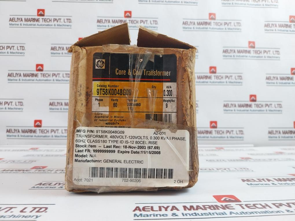General Electric 9T58K0048G09 Core &amp; Coil Transformer