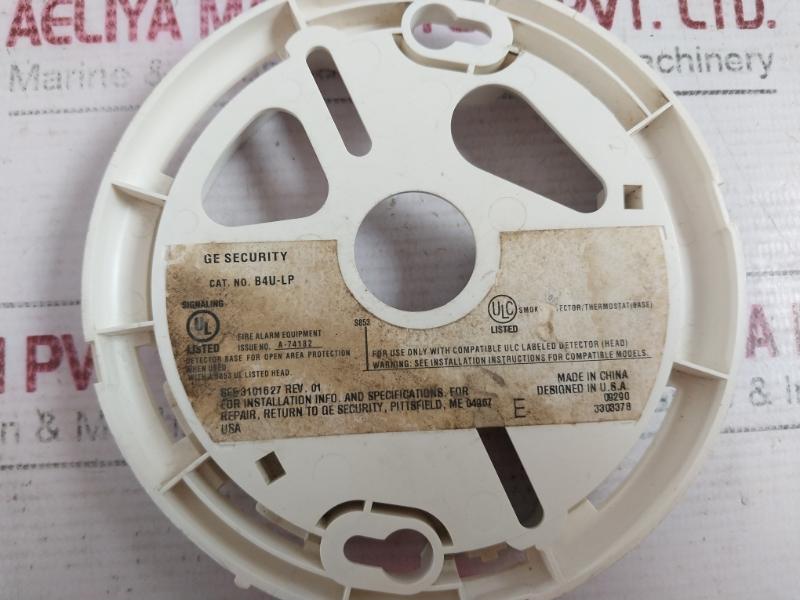 General Electric B4U-lp International Analog Standard Detector Base 3303378