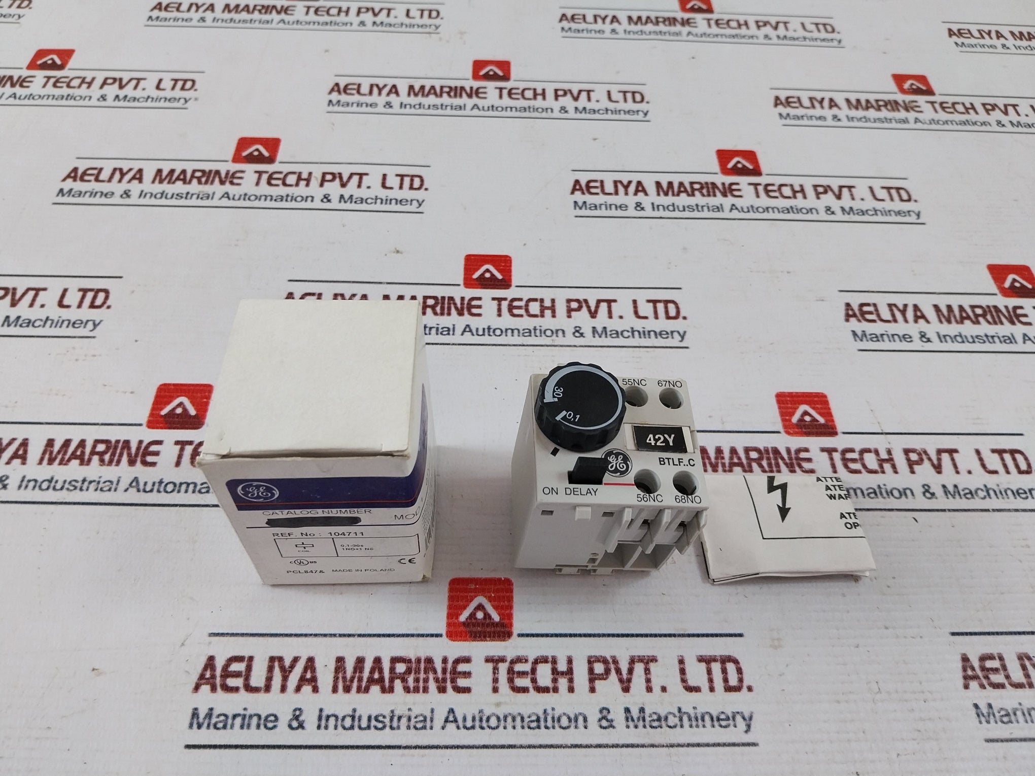 General Electric Btlf30C Btlf Pneumatic Timer Block 0.1-30S – Aeliya ...