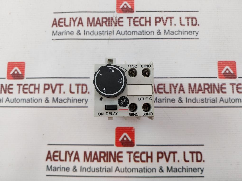 General Electric Btlf60C Pneumatic Timer Block 1-60S