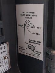 General Electric Cf1Vbk2-31N Recording Voltmeter 8Cf1Vbk2 0–140 / 280 Vac