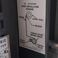 General Electric Cf1Vbk2-31N Recording Voltmeter 8Cf1Vbk2 0–140 / 280 Vac