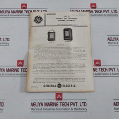 General Electric Cf1Vbk2-31N Recording Voltmeter 8Cf1Vbk2 0–140 / 280 Vac