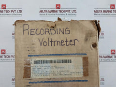 General Electric Cf1Vbk2-31N Recording Voltmeter 8Cf1Vbk2 0–140 / 280 Vac