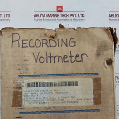 General Electric Cf1Vbk2-31N Recording Voltmeter 8Cf1Vbk2 0–140 / 280 Vac