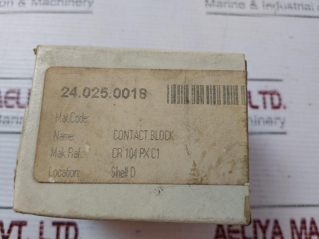 Lot Of 2X General Electric Cr104P Contact Block