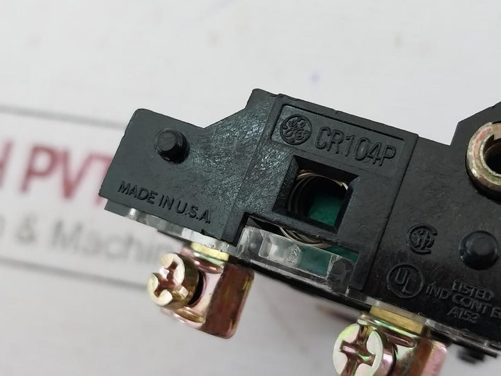 General Electric Cr104Pxc10R Single Circuit Reed Contact Block 120Vac 15A