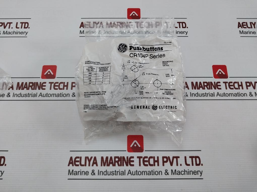 General Electric Cr104Pxg22 Indicator Light 120V Clear