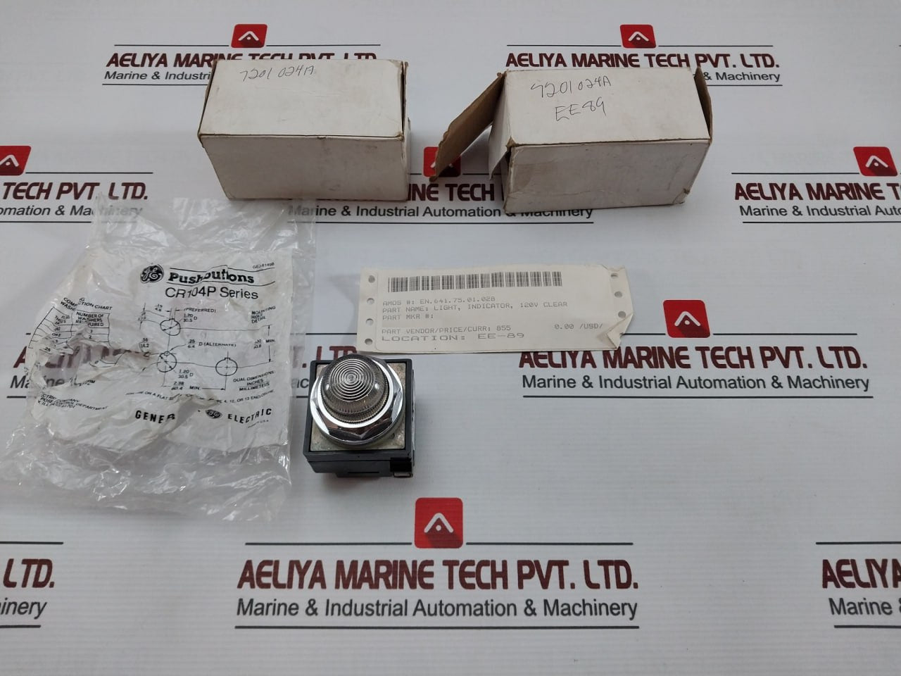 General Electric Cr104Pxg22 Indicator Light 120V Clear – Aeliya Marine Tech