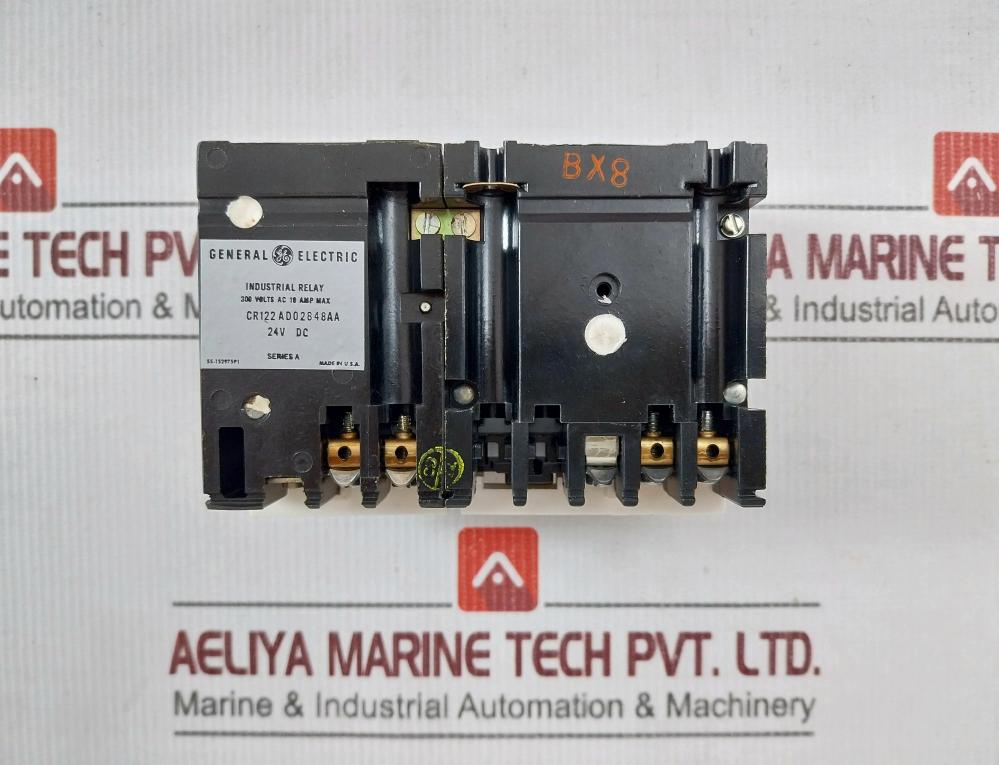 General Electric Cr122Ad02848Aa Pneumatic Time Delay Relay 24V Dc