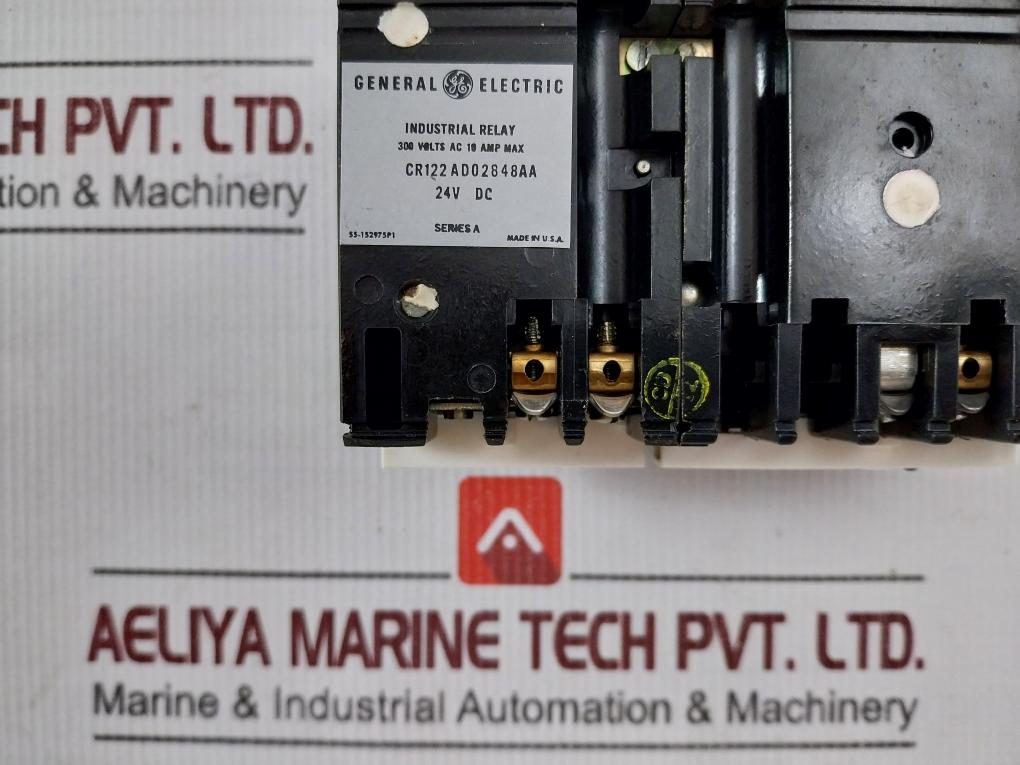 General Electric Cr122Ad02848Aa Pneumatic Time Delay Relay 24V Dc