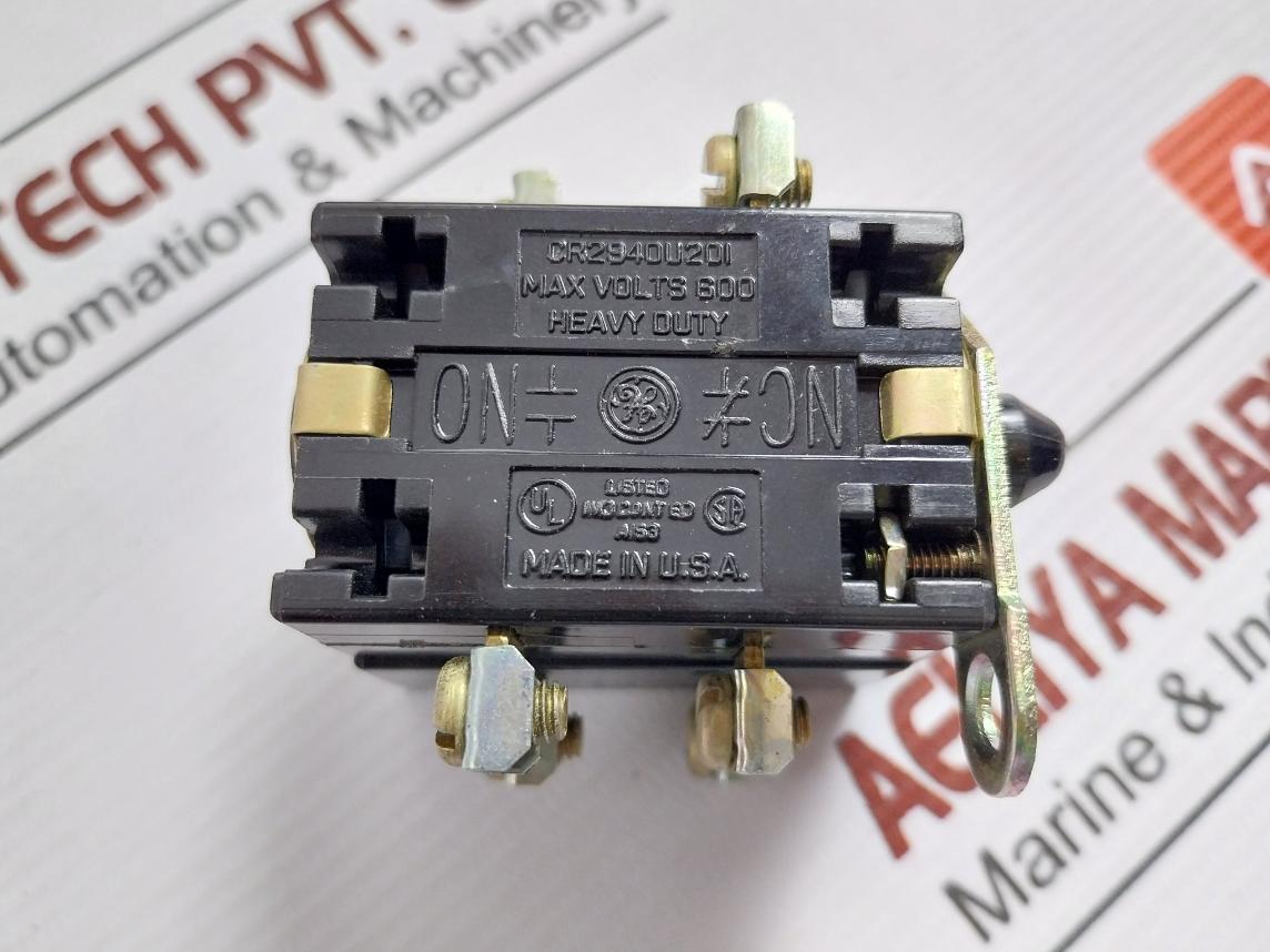 General Electric Cr2940U201 Contact Block Max 600V