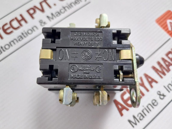 General Electric Cr2940U201 Contact Block Max 600V