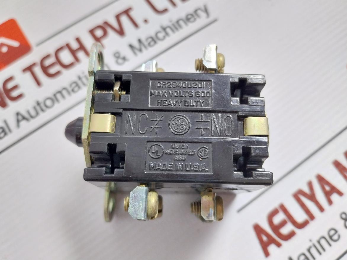 General Electric Cr2940U201 Contact Block Max 600V