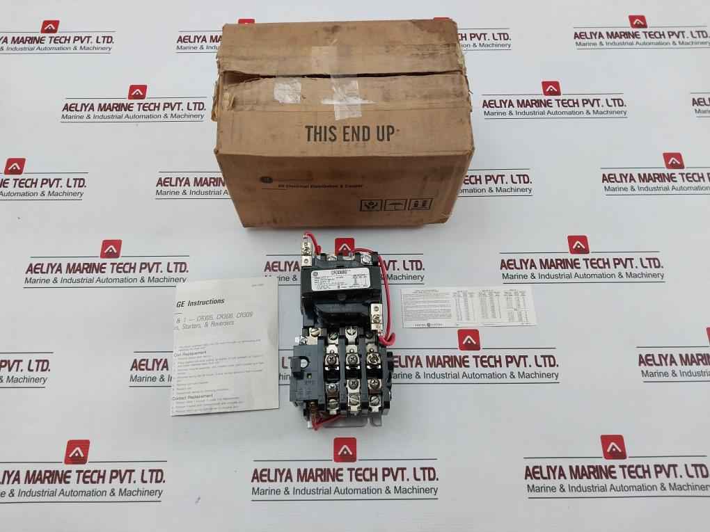 General Electric Cr306B004 Magnetic Starter 460-480V 60Hz