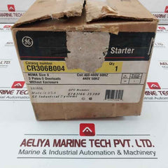 General Electric Cr306B004 Magnetic Starter 460-480V 60Hz