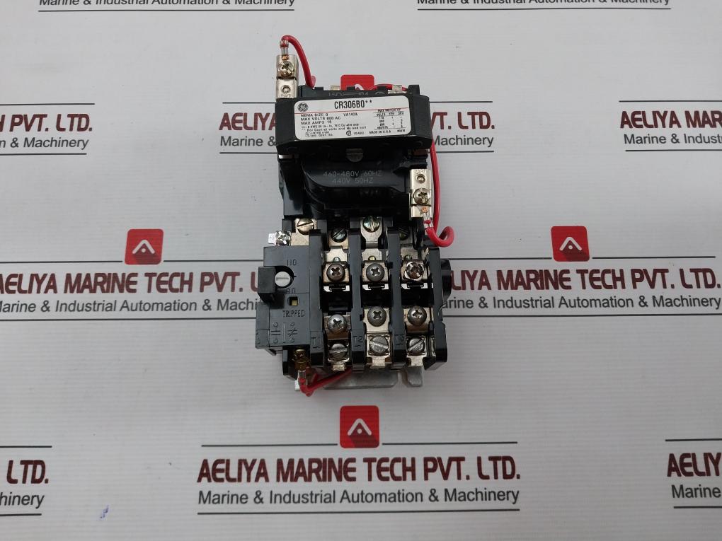 General Electric Cr306B004 Magnetic Starter 460-480V 60Hz