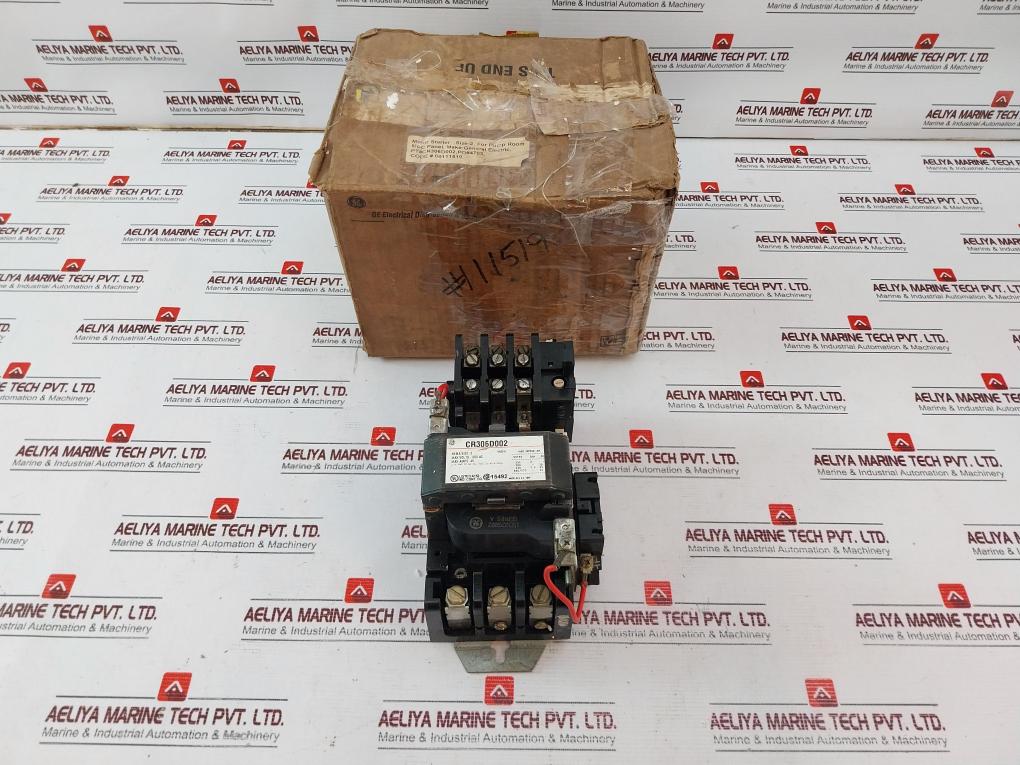 General Electric Cr306D002 Magnetic Starter 45Amp Ser A