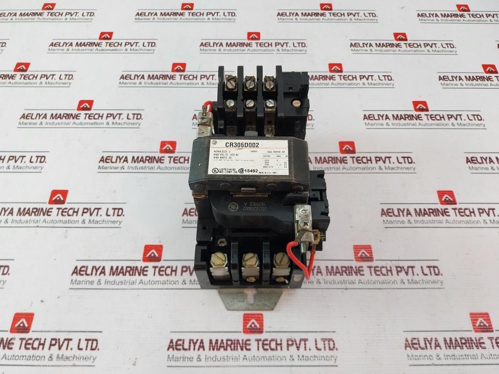 General Electric Cr306D002 Magnetic Starter 45Amp Ser A
