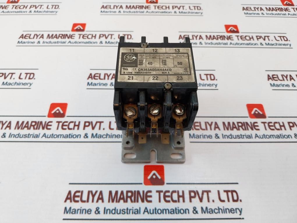 General Electric Cr353Ad3Ah4Aed Contactor 24V 50/60Hz