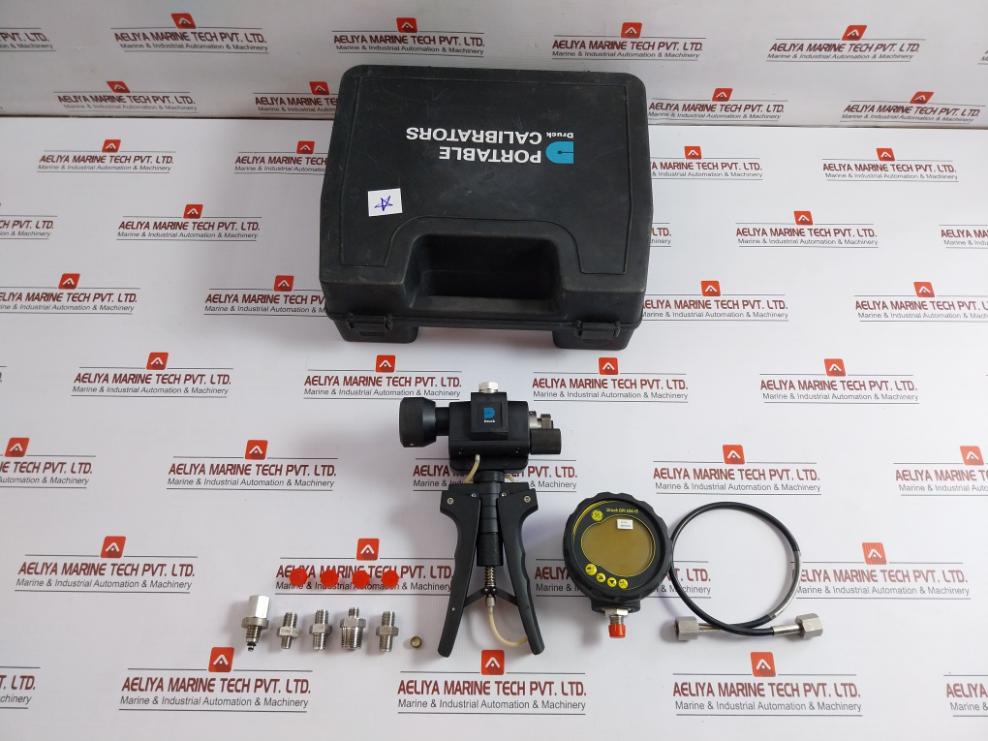 Portable Hydraulic Pressure Calibrator Kit 1000 Bar Dpi 104-is General Electric