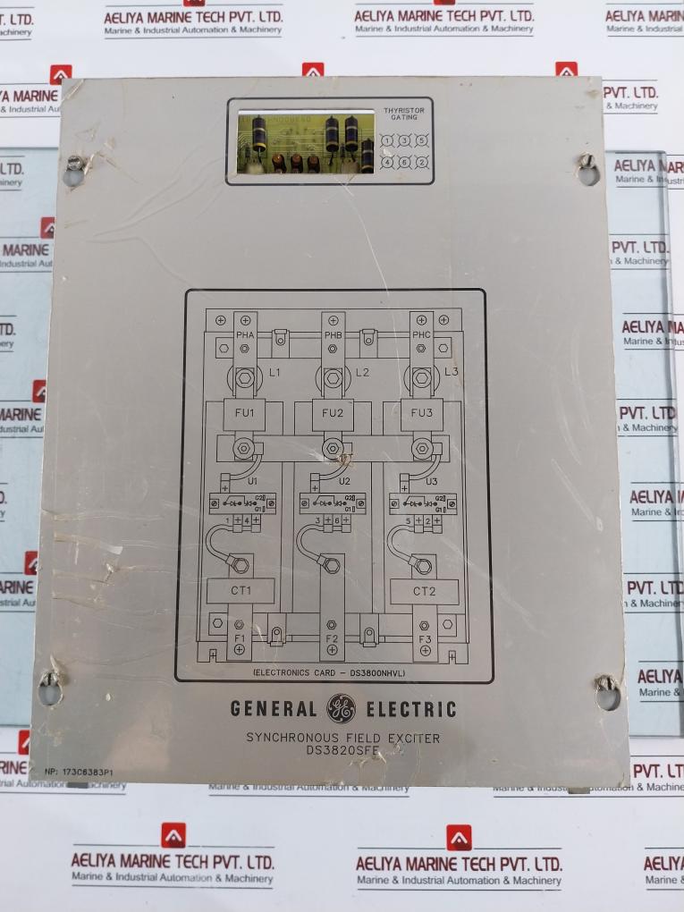 General Electric Ds3820sfeb Synchronous Field Exciter Module