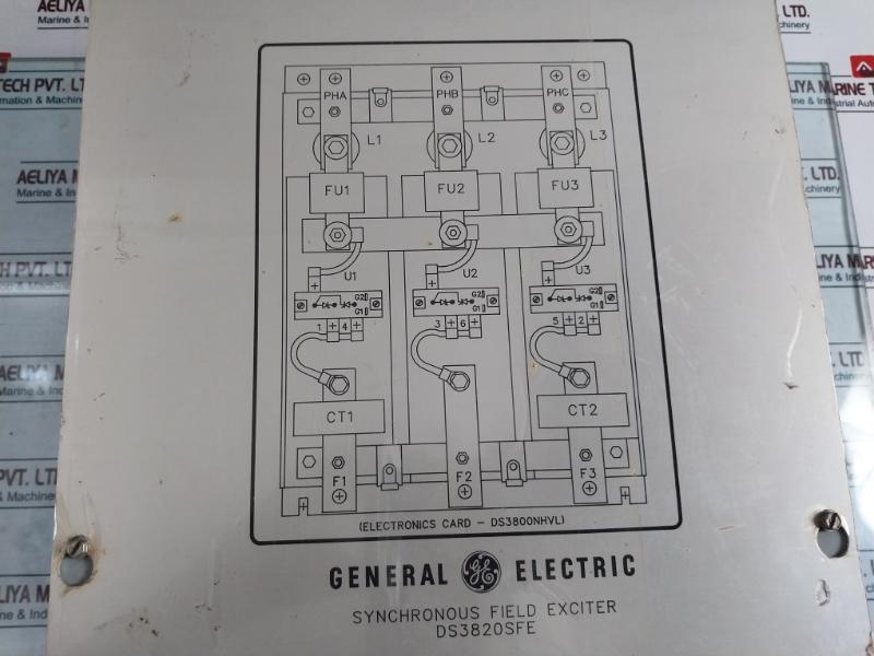 General Electric Ds3820sfeb Synchronous Field Exciter Module Ds3820sfe-4