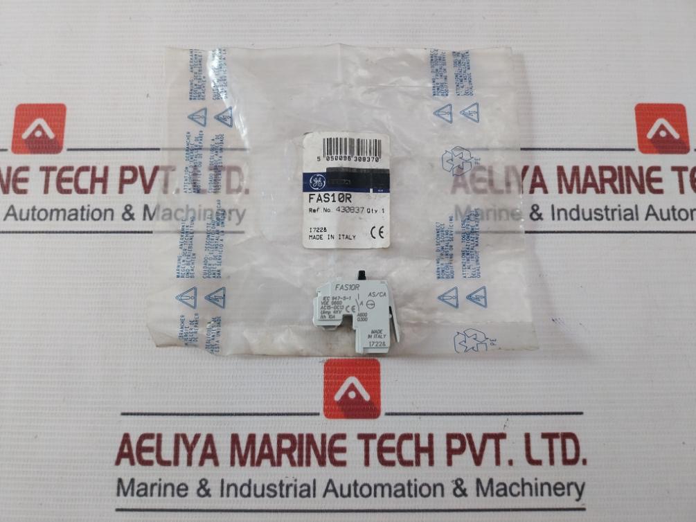 General Electric FAS10R Auxiliary Switch Contact