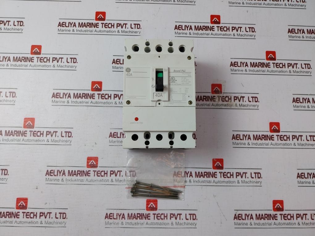 General Electric Fbn36Te040Rv 3 Pole Current Limiting Circuit Breaker 40A 480V