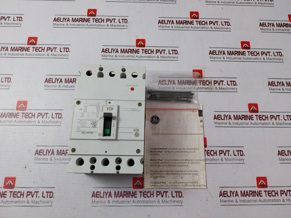 General Electric Fbn36Te040Rv Current Limiting Circuit Breaker 40A 240V