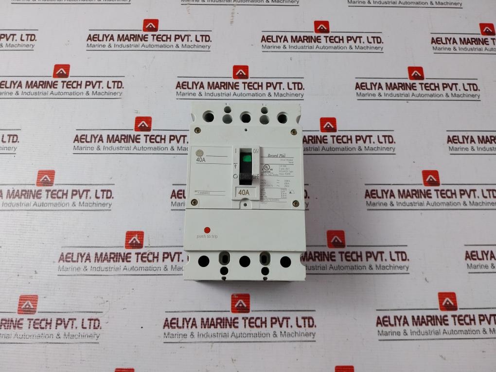 General Electric Fbn36Te040Rv Current Limiting Circuit Breaker 40A 240V