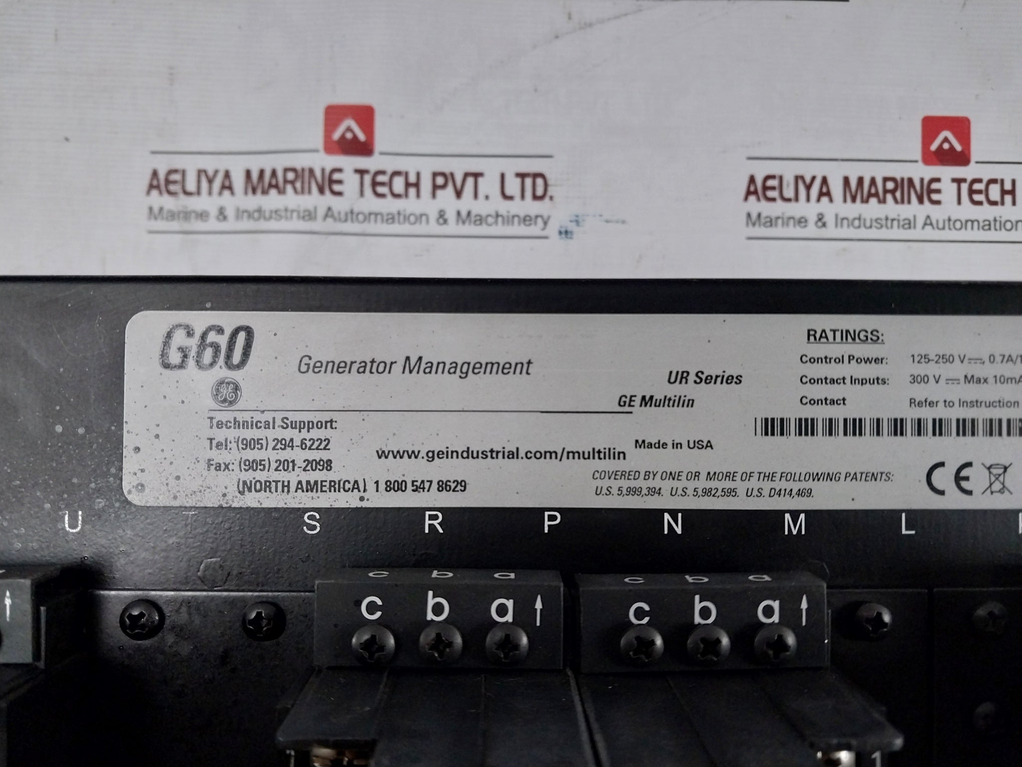 General Electric G60N00Hkhf8Lh6Dm8Lp6Tu4Lw67 Multilin G60 Ur Series Front Panel