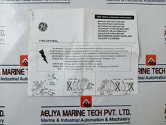General Electric Gps1Bhab 3 Pole Manual Motor Starter 50/60Hz