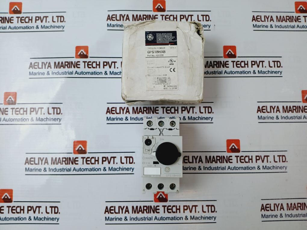 General Electric Gps1Bhab 3 Pole Manual Motor Starter 50/60Hz