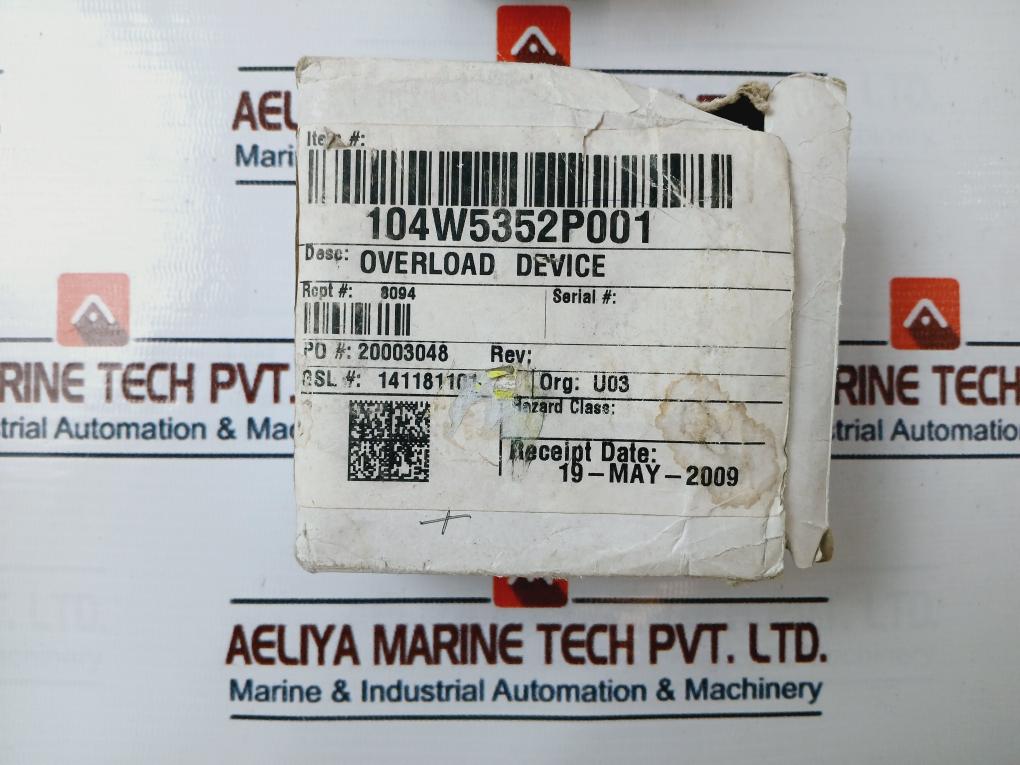 General Electric Gps1Bhab 3 Pole Manual Motor Starter 50/60Hz