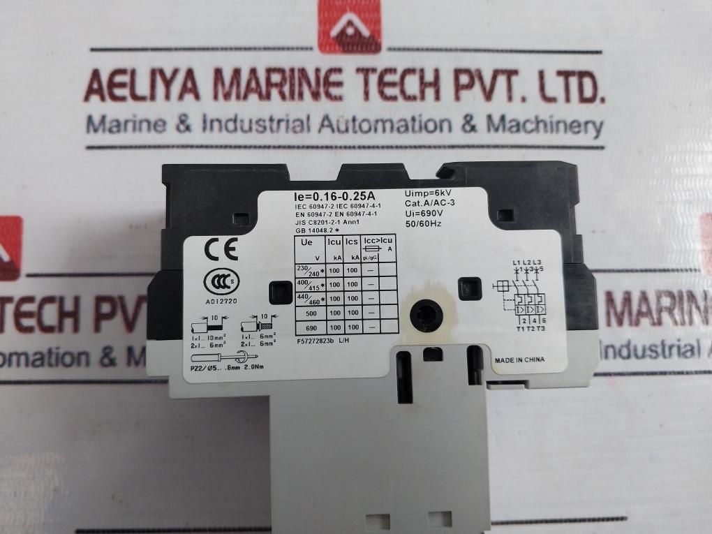 GENERAL ELECTRIC GPS1BHAB Manual Motor Starter