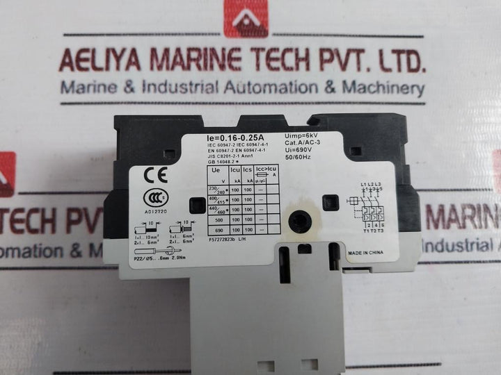 GENERAL ELECTRIC GPS1BHAB Manual Motor Starter