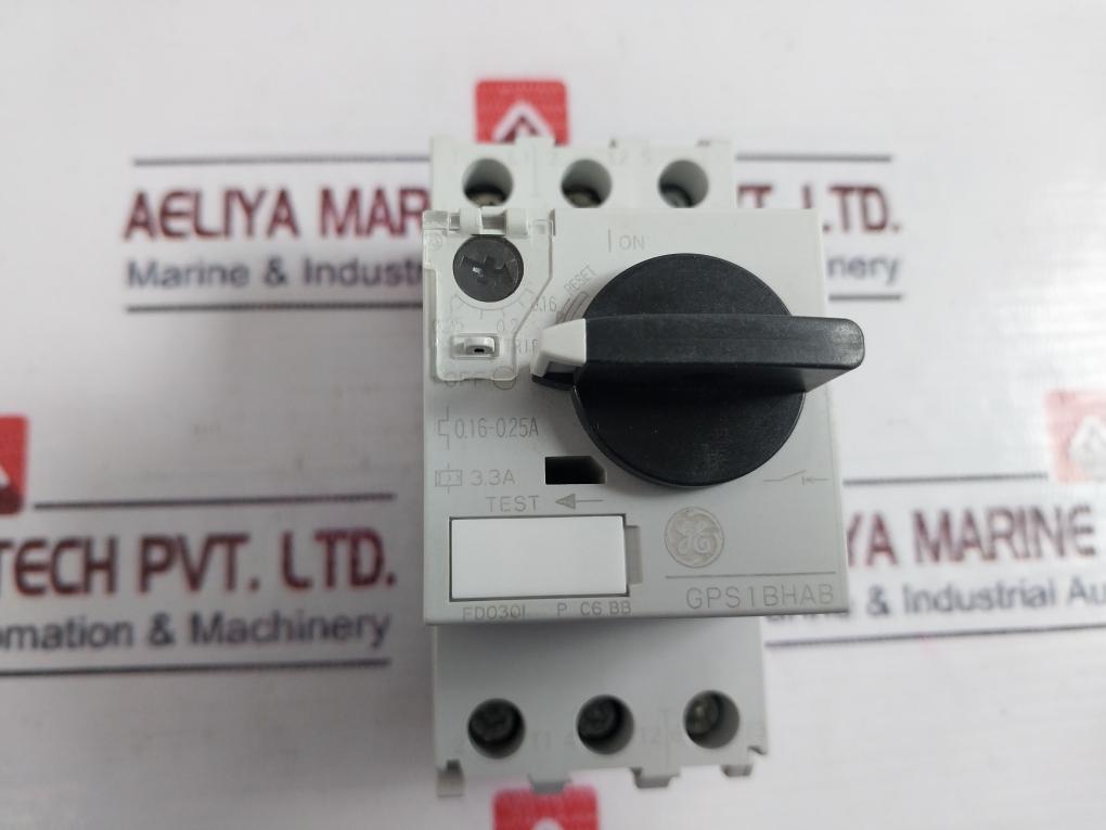GENERAL ELECTRIC GPS1BHAB Manual Motor Starter