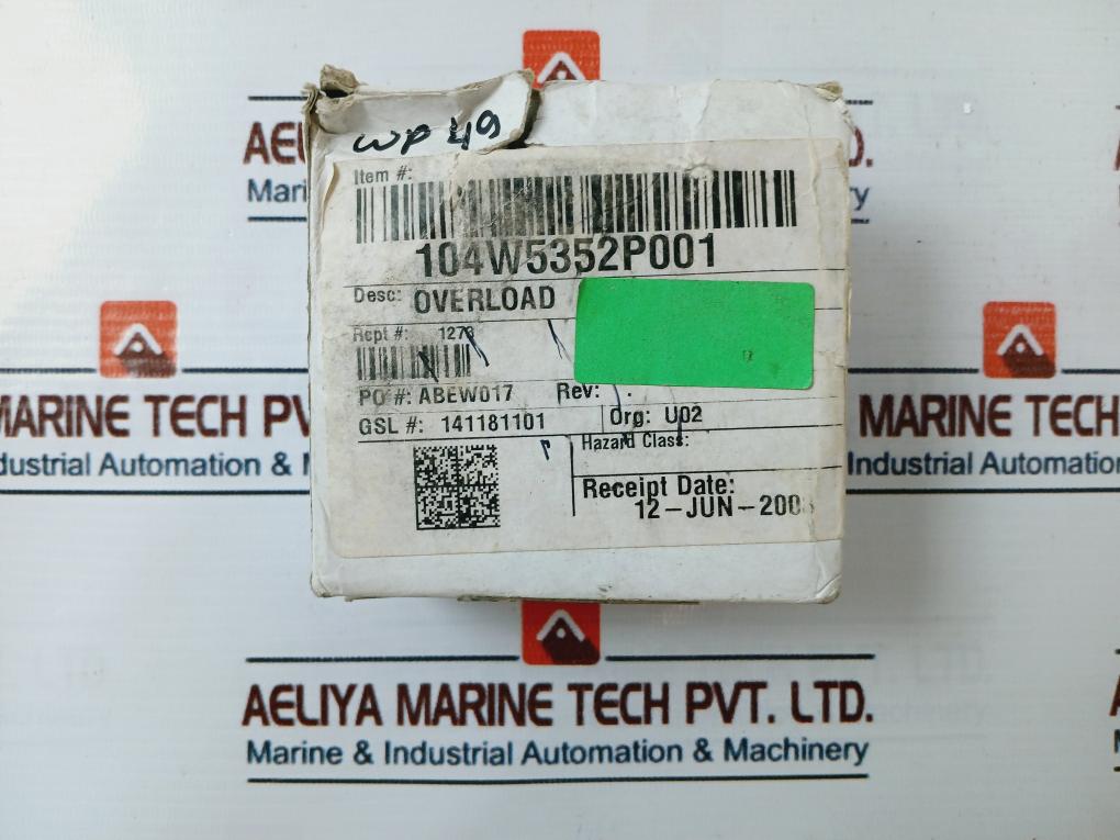 General Electric Gps1Bhab Manual Motor Starter 50/60Hz