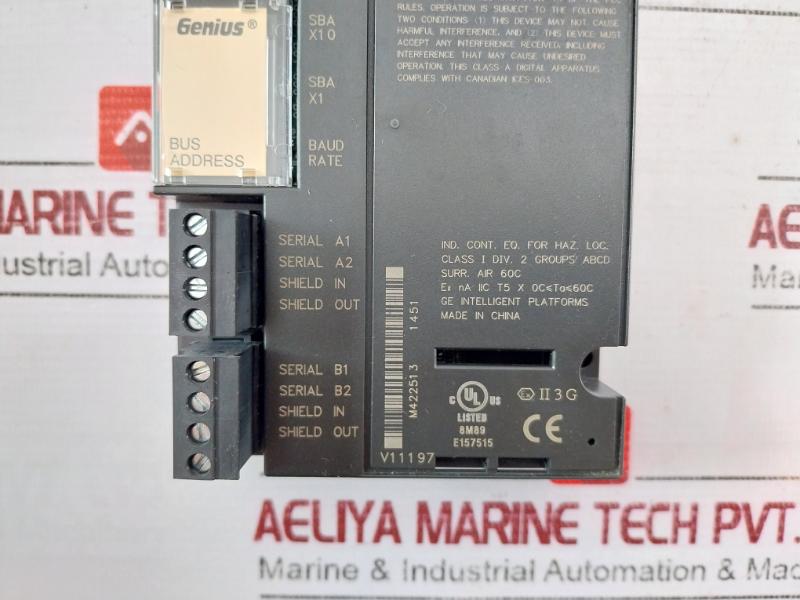 General Electric Ic200Gbi001-ll Network Interface Unit 44A739913-001R02