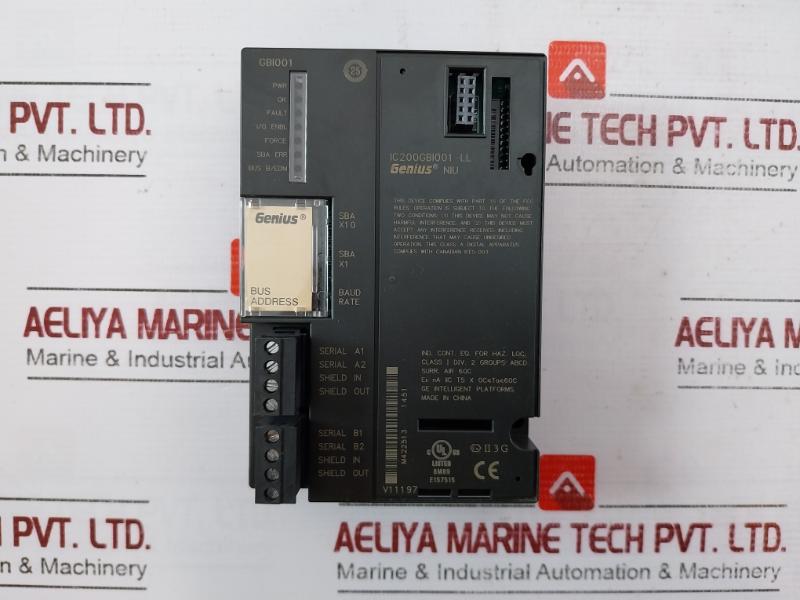General Electric Ic200Gbi001-ll Network Interface Unit 44A739913-001R02