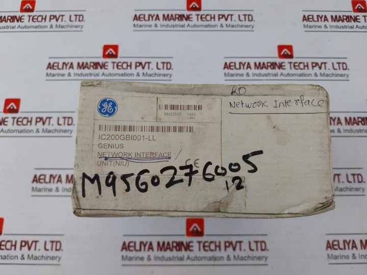 General Electric Ic200Gbi001-ll Network Interface Unit 44A739913-001R02