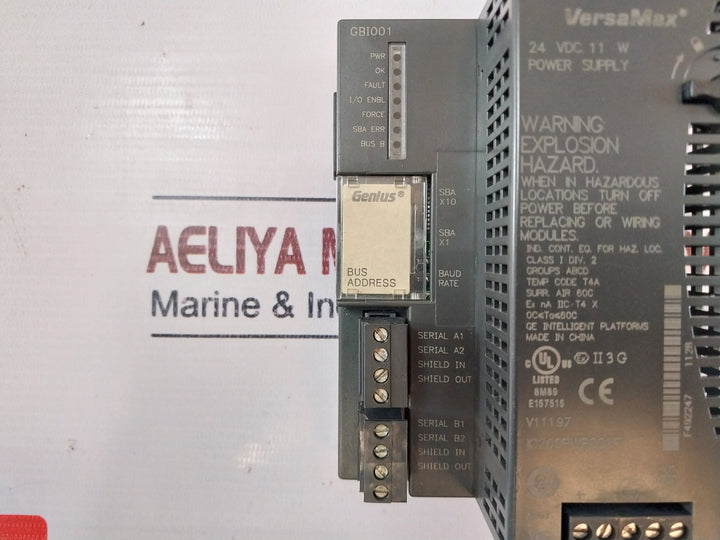 General Electric Ic200Pwr001F Versamax Power Supply Module 24Vdc 11W