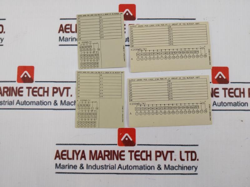 GENERAL ELECTRIC IC200MDL741J VersaMax Output Module 24VDC 0.5A