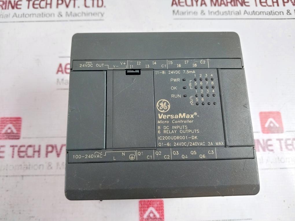 General Electric Ic200Udr001-dk Versamax Micro Controller 8 Dc Inputs 07000294574